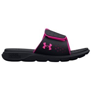 Under Armour Women's Ignite 7 Slide Sandals - Black/Pink