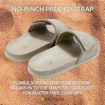 Cushioned Slide Sandals with Adjustable Strap - Taupe