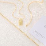 Trendy Layered Gold Pendant Necklaces for Women