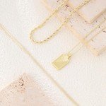 Trendy Layered Gold Pendant Necklaces for Women