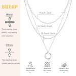 Trendy Silver Layered Necklaces for Women