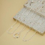 Trendy Silver Layered Necklaces for Women