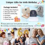 60th Birthday Jewelry for Women - Unique Gift