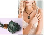 Chakra Healing Crystal Necklace Set for Women