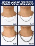 6mm Miami Cuban Link Necklace for Men & Women