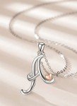 Sterling Silver Initial Necklaces for Women