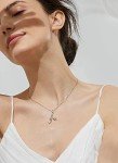Sterling Silver Initial Necklaces for Women