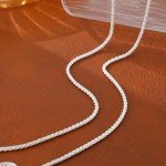 Dainty Layered Silver Necklaces Set for Women