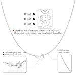 Trendy 925 Sterling Silver Dainty Chain Necklace