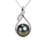 Tahitian Black Pearl Necklace for Her Gifts