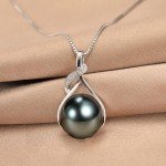 Tahitian Black Pearl Necklace for Her Gifts