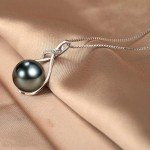 Tahitian Black Pearl Necklace for Her Gifts