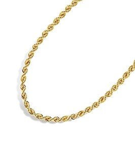 Gold Rope Chain Necklace Collection for Women
