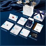 Moissanite Silver Necklace for Women - Stunning Gift