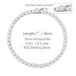 Elegant Moissanite Tennis Bracelet for Women and Men
