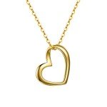 14k Gold Heart Necklace - Perfect Gift for Her