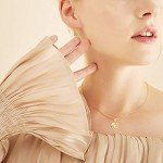 Gold Heart Necklace with Cubic Zirconia Pendant