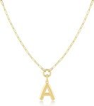 Personalized Gold-Filled Initial Necklace for Women