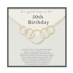 Meaningful 50th Birthday Necklace for Women