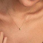 14k Gold Initial "Z" Pendant Necklace for Women
