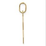 Elegant 14k Gold Star of David Pendant Necklace