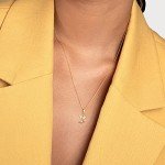 14k Gold Angel Necklace for Women - Dainty Pendant