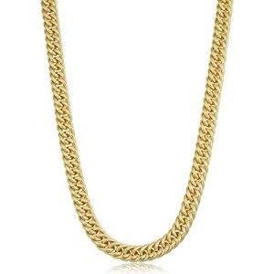 14k Yellow Gold Filled Double Curb Link Necklace