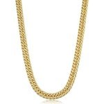 14k Yellow Gold Filled Double Curb Link Necklace
