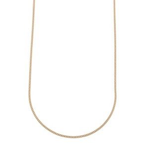 18k Solid Gold Kihei Chain Necklace, 19.6 inches