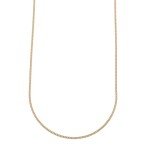 18k Solid Gold Kihei Chain Necklace, 19.6 inches