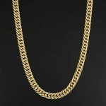 14k Yellow Gold Filled Double Curb Link Necklace