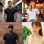 18k Solid Gold Kihei Chain Necklace, 19.6 inches