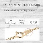 18k Solid Gold Kihei Chain Necklace, 19.6 inches