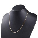 18k Solid Gold Kihei Chain Necklace, 19.6 inches