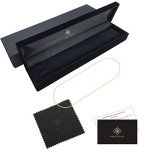 18k Solid Gold Kihei Chain Necklace, 19.6 inches