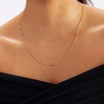14k Gold Chain Necklaces for Women - Dainty Styles