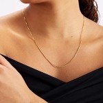 14k Gold Chain Necklaces for Women - Dainty Styles