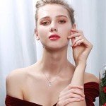 Dainty 14K White Gold Birthstone Infinity Necklace