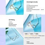 Personalized Infinity Name Necklace in Solid Gold