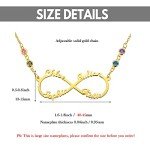 Personalized Infinity Name Necklace in Solid Gold