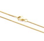 Dainty 18K Gold Thin Wheat Chain Necklace