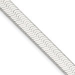 8mm Sterling Silver Herringbone Chain Necklace