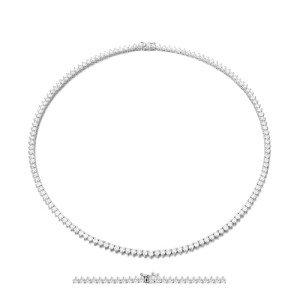 Elegant Moissanite Tennis Necklace for Women