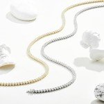 Elegant Moissanite Tennis Necklace for Women