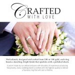 Solid Gold Wedding Band for Him and Her