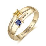 Personalized Birthstone Rings for Moms and Grandmas