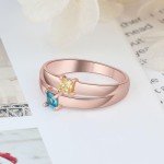 Personalized Birthstone Rings for Moms and Grandmas