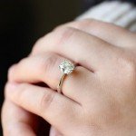 DovEggs 2ct Moissanite Cushion Cut Engagement Ring