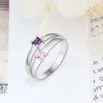 Personalized Birthstone Rings for Moms and Grandmas