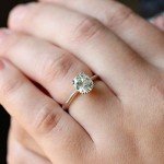 DovEggs 2ct Moissanite Cushion Cut Engagement Ring